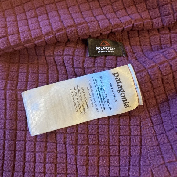 W's Patagonia R1 Grid Fleece Pullover - Picture 3 of 5